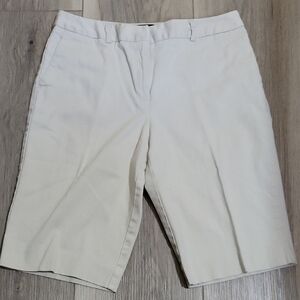 Josephine Chaus Cream Women's Bermudas